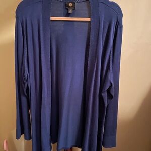 JM Collection Royal Blue Knit Top